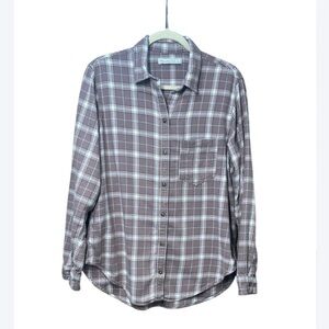 Abercrombie & Fitch Mauve Pink Flannel Shirt – Size L